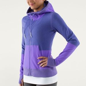 LULULEMON VOYAGE HOODIE POWER PURLE